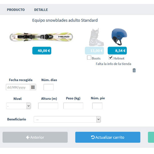 CARRITO PERSONALIZABLE